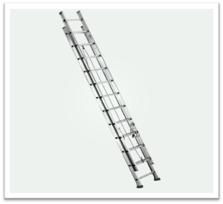 Double Section Aluminium Ladder